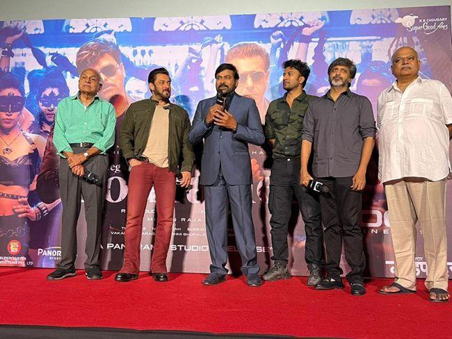 GODFATHER Team At Hindi Trailer Launch In Mumbai