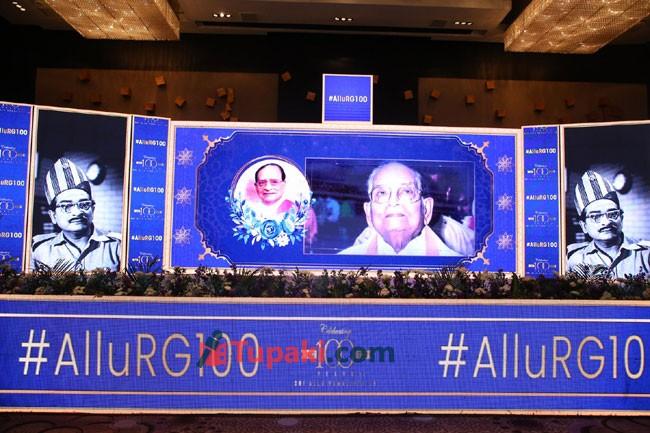 AlluRG 100th Birthday Celebration Pics