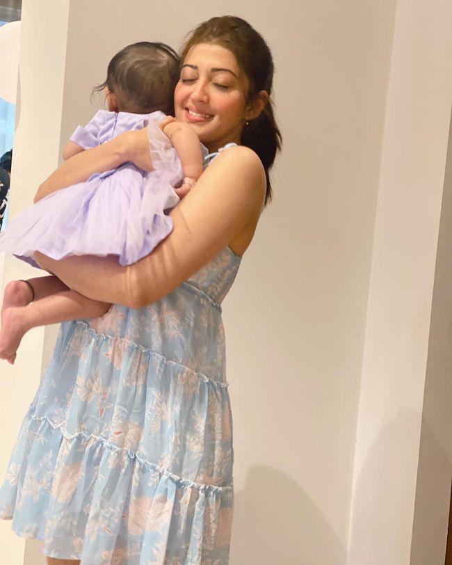 Pranitha Subhash Lovely Clicks With her Daughter