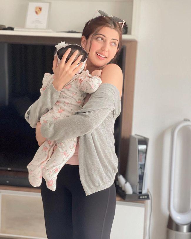Pranitha Subhash Lovely Clicks With her Daughter