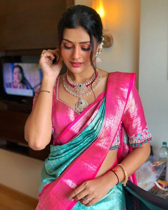 Payal Rajput Pleasing In A Traditional Outfit