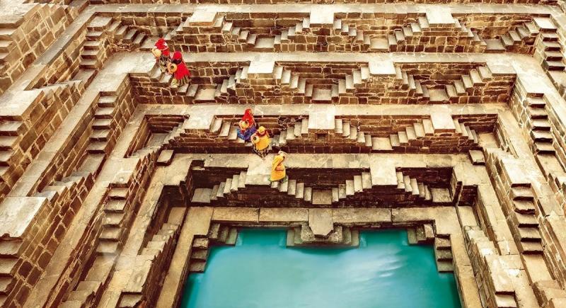 With 3500 Steps Going 64 Feet Deep, The Chand Baori in Rajasthan is The  Deepest Stepwell in India!