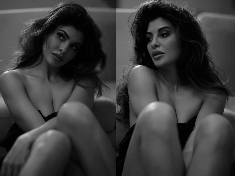 Pic Talk: Jacqueline Teases In Black & Nothing | Gulte - Latest Andhra Pradesh, Telangana Political and Movie News, Movie Reviews, Analysis, Photos