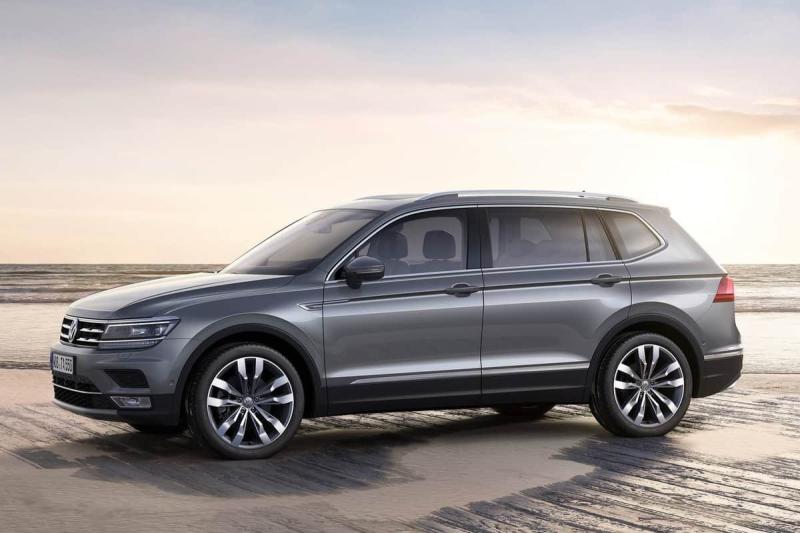 Volkswagen Tiguan Allspace 7 Seater Suv Spotted In India