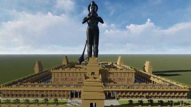 215-metre idol of Lord Hanuman to be installed in Karnataka's Kishkindha:  Hampi trust chief | udayavani