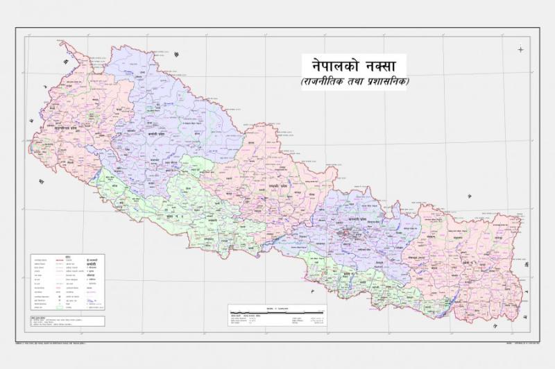 Map Of Nepal Political Nepal Redraws Political Map by Incorporating Three Disputed Areas  Map Of Nepal Political Nepal Redraws Political Map by Incorporating Three Disputed Areas