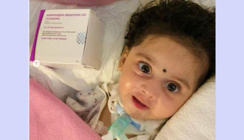 6 माह की बच्ची की 16 करोड़ के इंजेक्शन ने बचाई जान