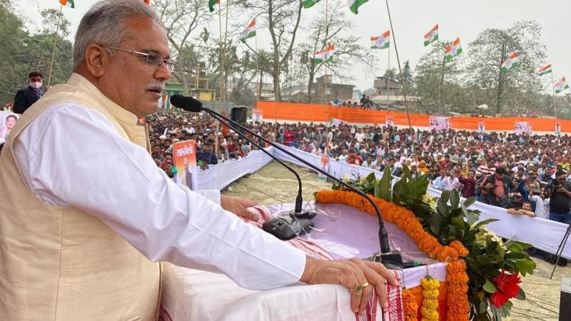 Bhupesh baghel in assam election 2021 4 - Satyahindi