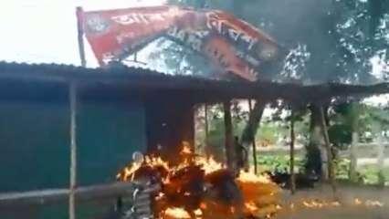असम: 'थाने में आगजनी का आरोपी हिरासत से भागते हुए मारा गया'