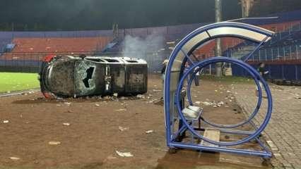 इंडोनेशिया में फुटबॉल मैच के दौरान दंगा, 174 मरे