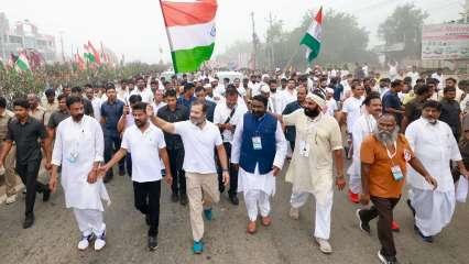 तेलंगाना में चल रही कांग्रेस की भारत जोड़ो यात्रा