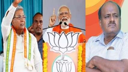 कर्नाटक चुनाव: कांग्रेस को 136, बीजेपी को 65, जेडीएस को 19 सीटें मिलीं