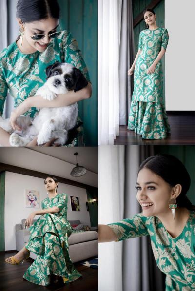 Photo Story Keerthy Suresh S New Look Tupaki English