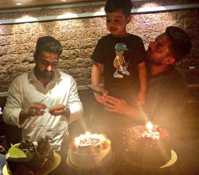 Photo Story: Abhay Celebrating Uncle's Birthday | Tupaki English