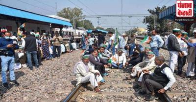 रेल रोको आंदोलन : मोदीनगर रेलवे स्टेशन पर किसानों का प्रदर्शन समाप्त, तीन मांगों के साथ सौपा ज्ञापन