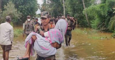 बारिश के कारण पीलीभीत में बाढ़ का कहर: सेना ने संभाला मोर्चा