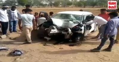 राजस्थान सड़क हादसा : अलवर में सड़क हादसे में दो युवकों की मौत, एक  घायल