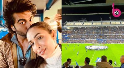 Arjun Kapoor ने फुटबॉल मैच के बीच Malaika Arora पर लुटाया अपना प्यार, लंदन में रोमांटिक हुए लवबर्ड्स