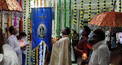 മയൂർ  വിഹാർ ഫേസ് - 3 അസംപ്ഷൻ ദേവാലയത്തിലെ തിരുനാൾ കൊടിയേറ്റ്