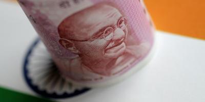 An India currency note is seen in this illustration photo. Photo: REUTERS/Thomas White/Illustration