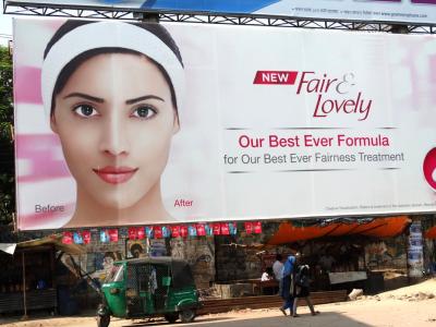 In India, a light complexion is associated with power, status and beauty, fuelling an innovative and growing market of skin-bleaching products. Credit: Adam Jones/Flickr, CC BY-SA via The Conversation