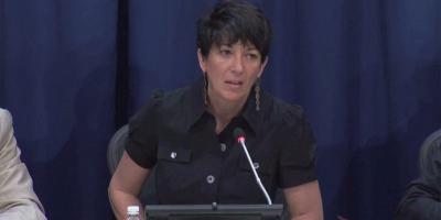 Ghislaine Maxwell, longtime associate of accused sex trafficker Jeffrey Epstein, in a file photo. Screengrab taken from United Nations TV/Handout via REUTERS