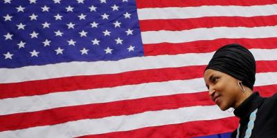 US Representative Ilhan Omar.   Photo: REUTERS/Brian Snyder/Files