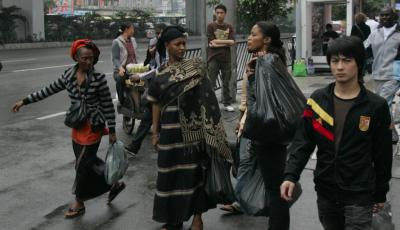 African women in Guangzhou, in 2009. Photo: Reuters