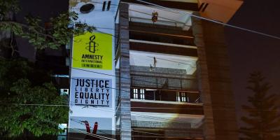 The Amnesty International office in Bangalore. Credit: PTI