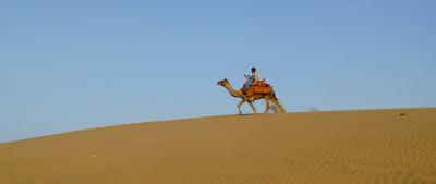 Sand Dunes of Sam Desert in Jaisalmer. Photo: Ankit Varshneya/Flickr, CC BY 2.0