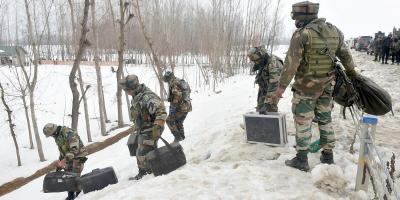 Representative image of the Indian Army in Kashmir. Photo: PTI/S. Irfan