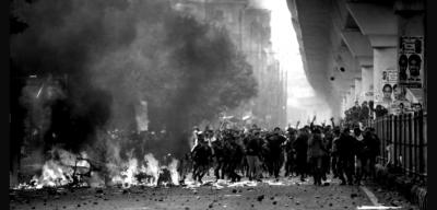 Representative image of a rioting mob. Photo: Reuters