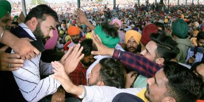 Lakha Sidhana, Wanted For Republic Day Violence, Attends Public Meeting in Bathinda