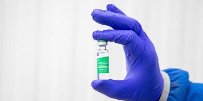 A vial of the AstraZeneca coronavirus vaccine doses at a facility in Milton, Ontario, Canada March 3, 2021. Photo: Reuters/Carlos Osorio
