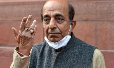 TMC MP Dinesh Trivedi at Parliament during the ongoing budget session in New Delhi. Photo: Manvender Vashist/PTI Photo