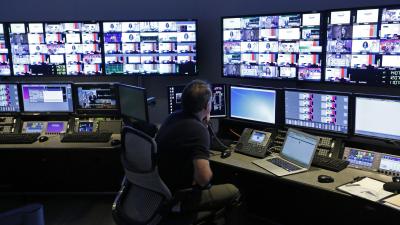 Representative image of a TV control room Photo: Reuters