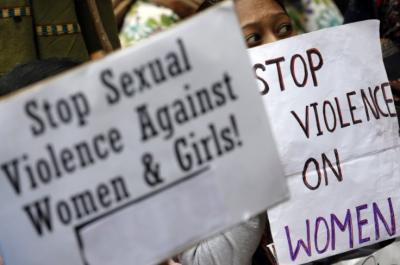 Representative image. Women protest against sexual violence. Photo: Reuters/Files