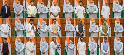 Union ministers, who were sworn in on July 7, 2021 with Prime Minister Narendra Modi. Photo: PTI