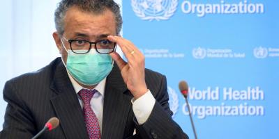 World Health Organization (WHO) director general Tedros Adhanom Ghebreyesus. Photo: Reuters/Laurent Gillieron/Pool