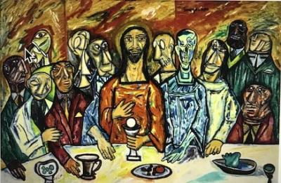 F.N. Souza's 'The Last Supper'.