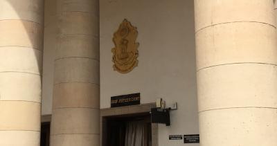 Entrance to the Chief Justice of India's court at the Supreme Court of India. Credit: Special Arrangement/The Wire
