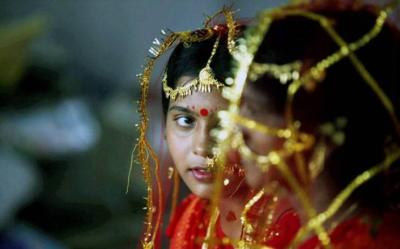 Representative image of a child bride. Photo: Reuters