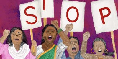 Illustration: Aasawari Kulkarni/Feminism In India (https://feminisminindia.com/2020/02/20/new-stock-images-rape/)
