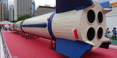 Financial Times reported that China is thought to have tested its FOBS weapon with a Long March rocket, whose engine is picture here. Photo: Ceeseven/Wikimedia Commons, CC BY-SA 4.0