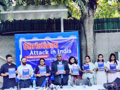 The fact-finding report on violence against Christians was released in Delhi on October 21, Thursday, by the Association of Protection Civil Rights, United Christian Forum and United against Hate at a press conference. Photo: author provided