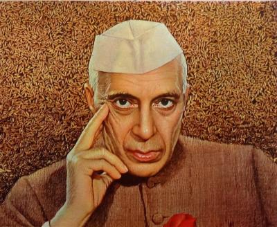 Jawaharlal Nehru. Credit: 1960s calendar