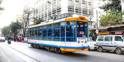 A tram in Kolkata. Photo: Calcutta Tram Users Association. 
