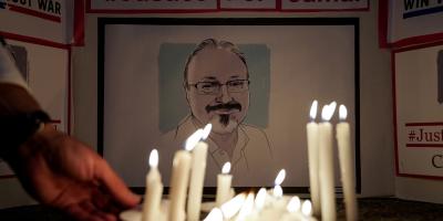 File image: The Committee to Protect Journalists and other press freedom activists hold a candlelight vigil in front of the Saudi Embassy to mark the anniversary of the killing of journalist Jamal Khashoggi at the kingdom's consulate in Istanbul, Wednesday evening in Washington, U.S., October 2, 2019. Photo: Reuters/Sarah Silbiger