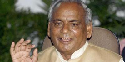 Former UP chief minister and Rajasthan governor Kalyan Singh. Photo: PTI