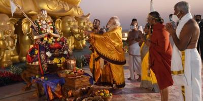 Narendra Modi at the inauguration of the